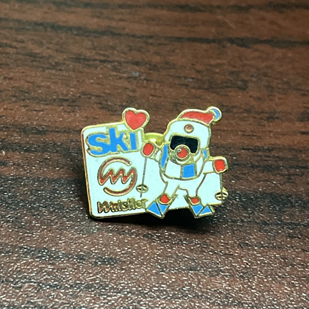 Ski Resort Whistler Mountain British Columbia Canada Lapel‎ Hat Pin
